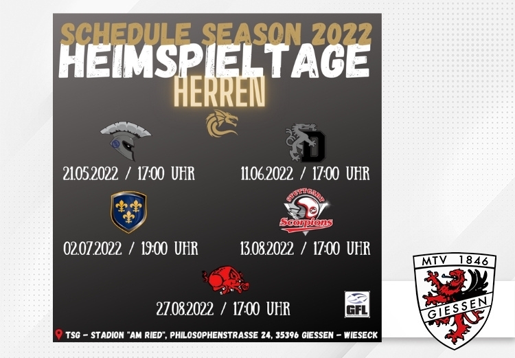 Heimspiele der Gießen Golden Dragons
